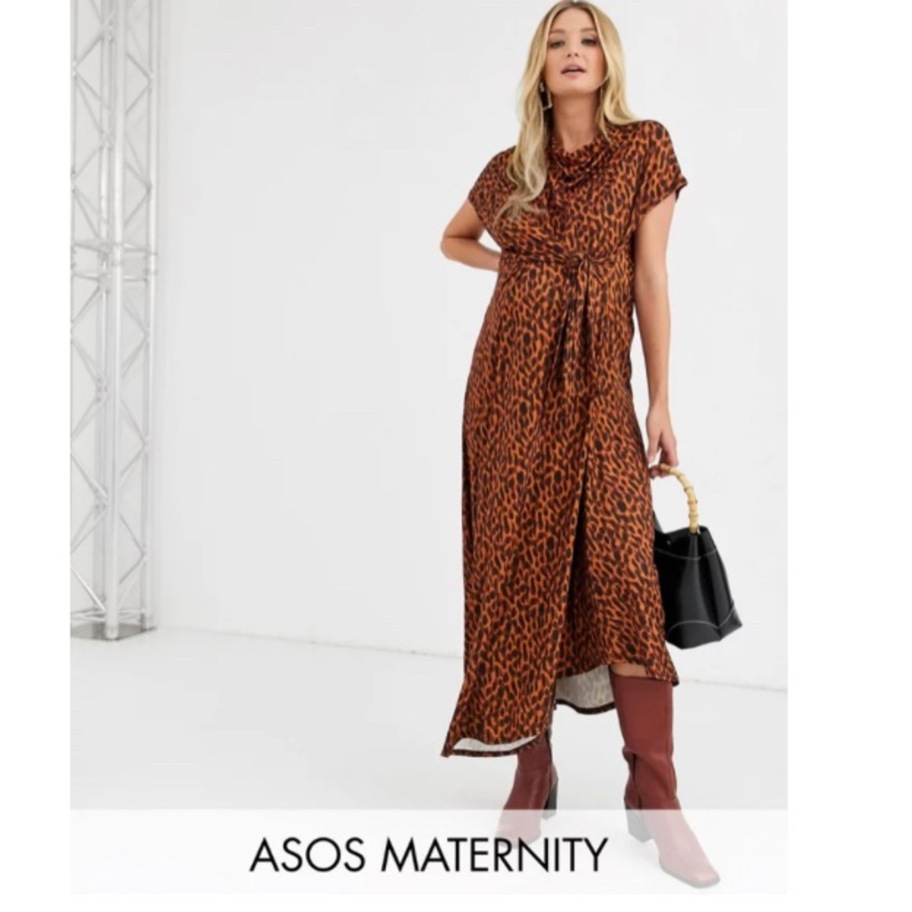 Leopard Maternity Dress